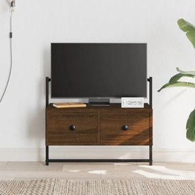 vidaXL Dulap TV montat pe perete, stejar maro, 60,5x30x51 cm, lemn
