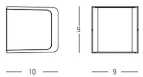 Aplica LED iluminat exterior ambiental Up/Down IP65 Mandy