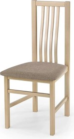 Scaun PAWEL, gri/stejar sonoma, stofa clasica/lemn de fag, 46X48X94 CM