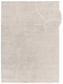 Covor gri deschis-crem 133x190 cm Porto – Universal