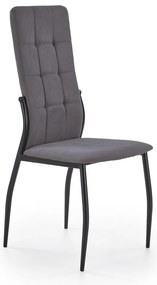 Scaun de bucaterie Muriel, gri/negru