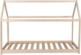 Pat pentru copii in forma de casuta, 70x140 cm