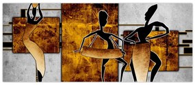 Tablou - Motiv cultura africană (120x50 cm)