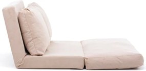 Canapea crem extensibilă 120 cm Taida – Balcab Home