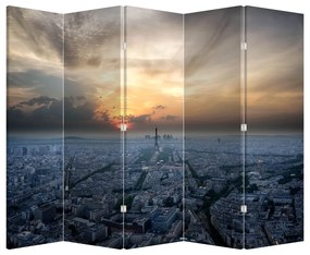 Paravan - Paris din înâlțime (210x170 cm)