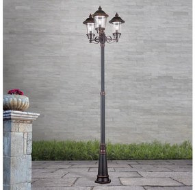 Lampă de exterior Orion KENZO 3xE27/100W/230V IP44 bronz/patină