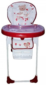 Scaun de masa pentru copii si bebe Baby Care™ CC reglabil in 3 trepte,Pliabil, Centura de siguranta, Sezut comfortabil, Masuta detasabila, Pozitie