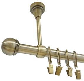 Galerie simpla prindere tavan TODI MAX 19 mm aur antic (Alege marime: 120 cm)