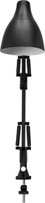 Ledvance - Lampă de birou cu clemă OFFICE LINE 1xE27/11W/230V neagră