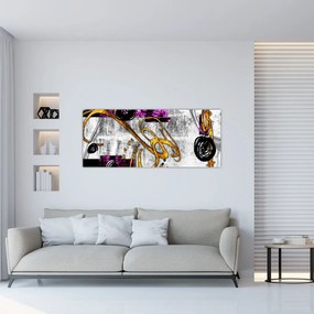 Tablou abstracției (120x50 cm)