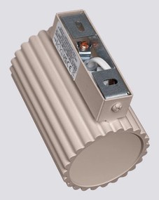 Aplică de perete taupe din metal ø 6,5 cm Gleam – Sollux