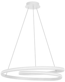 Redo 01-4363 - Candelabru LED dimmabil TORSION, suspendat pe cablu, 60W/230V, alb