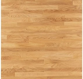 Masa de dining neagra cu blat de stejar CROSS 150x90