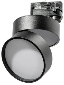 Spot LED directionabil pe sina Mona TRACK 3Line 12W 3000K negru