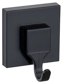 Cârlige negre 2 buc. autoadezive din plastic Quadro – Wenko