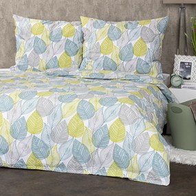 Lenjerie de pat din bumbac 4Home Nordic Leaves, 140 x 220 cm, 70 x 90 cm, 140 x 220 cm, 70 x 90 cm