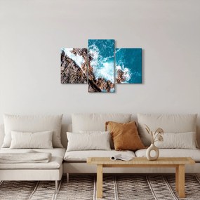Tablou cu stânci și mare (90x60 cm)