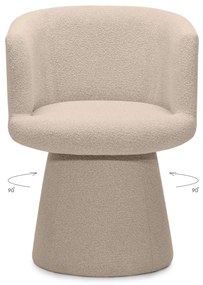 Fotoliu design rotativ YATO, bej