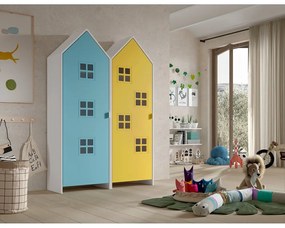 Șifonier de copii galben/albastru deschis 115x171,5 cm CASAMI BRUGES – Vipack