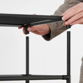 Suport pentru pantofi cu 10 niveluri 45x28x173cm