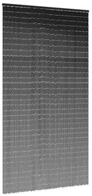 vidaXL Perdele ușă cu insecte gri închis 120x220 cm bambus