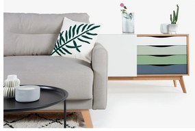 Canapea extensibilă Bonami Selection Pop, gri deschis