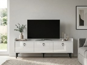 Comoda TV PIENA 160 cm, alb