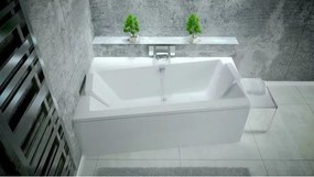 Cada asimetrica Besco Infinity 170x110 cm stanga