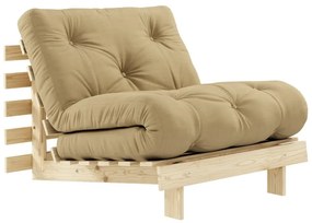 Fotoliu variabil Karup Design Roots Raw/Wheat Beige