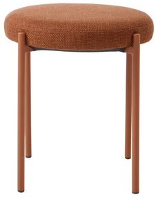 Scaun teracotă din metal Pelican – Unique Furniture