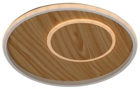 Plafonieră LED dimabilă LED/65W/230V 3000-6500K maro + telecomandă