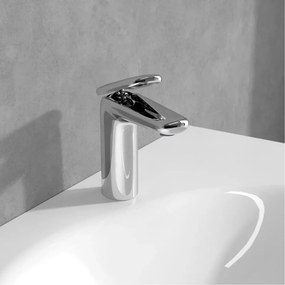 Baterie lavoar Villeroy&Boch Antao monocomanda crom lucios cu ventil Push-Open