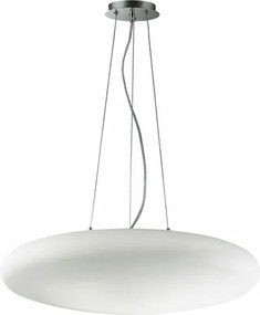 Abajur de rezervă din sticlă Ideal Lux E27 d. 50 cm alb