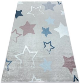 BAMBINO 48130 covor lavabil Stele pentru copii anti-alunecare - bej / gri