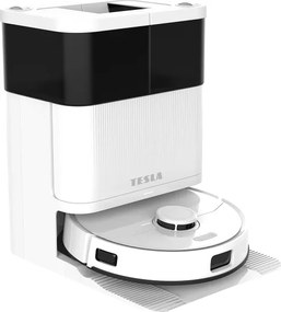 TESLA Electronics RoboStar - Aspirator robot inteligent 3 în 1, 5200 mAh, Wi-Fi, alb