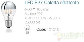 Bec LED E27 4W CROMO 101316