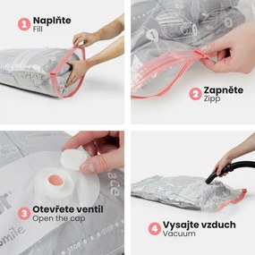 Compactor Sac depozitare în vid Bag Aspispace L, 80 x 100 cm, L