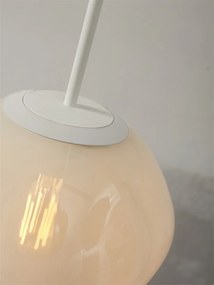 Lustra/Pendul modern design decorativ Helsinki boulder alb