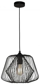 Lustra / Pendul design modern minimalist Bell Cage negru 0211BK SRT