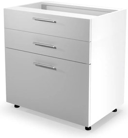 Dulap inferior Vento D3S-80/82, alb