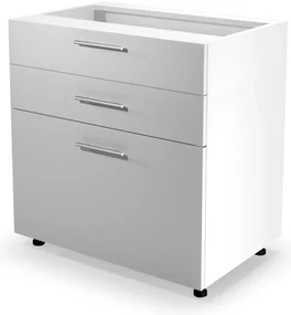 Dulap inferior Vento D3S-80/82, alb