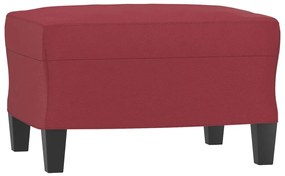 349339 vidaXL Taburet, roșu vin, 60x50x41 cm, piele ecologică