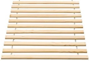 Set de Pat copii Vipack conține un Pat copii Vipack 09 acoperiș și un roll-slat 16s și o SALTEA PAT COPII