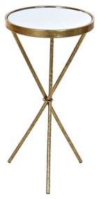 Masuta Chic din metal auriu 60 cm