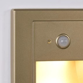 Spot LED incastrabil cu senzor iluminat ambiental Runway auriu