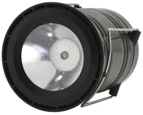 Lampă LED solară portabilă LED/1200mAh neagră