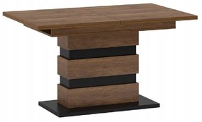Masă de sufragerie Diram S (stejar bolzano + negru) (pentru 6 până la 8 persoane). 1034110
