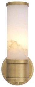 Aplica de perete design LUX Claridges Single alama antic/ alabastru