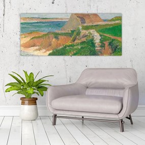 Tablou - Henri Moret, The Island of Raguenez, Brittany, reproducere (120x50 cm)