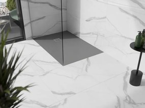 Mexen Stone+ recepție compozită dreptunghiulară 120 x 100 cm, gri-beton - 44611012